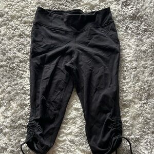 Nike dri fit capri black